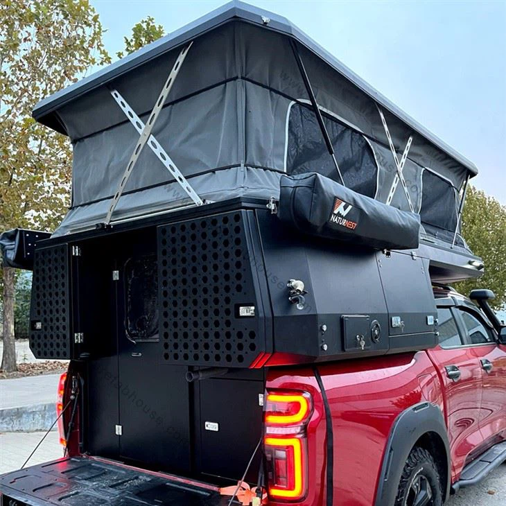 Pickup Truck Campers With Pop-Top Roofs